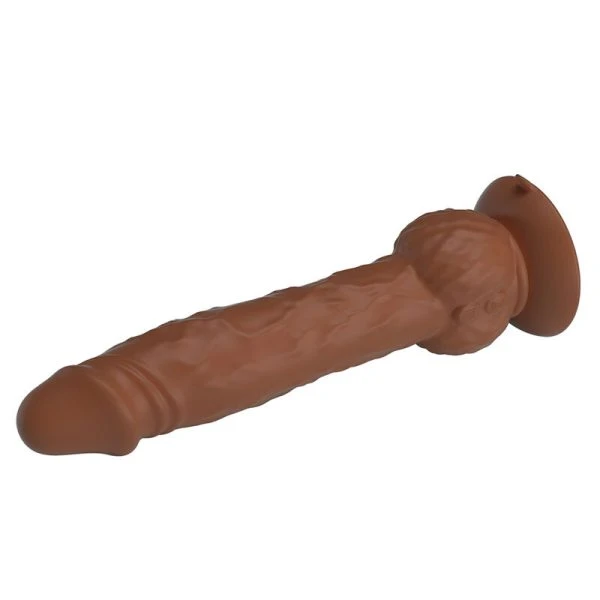 Pretty Love Eren Stoß-Vibrator Dildo 20,5 cm Silikon braun