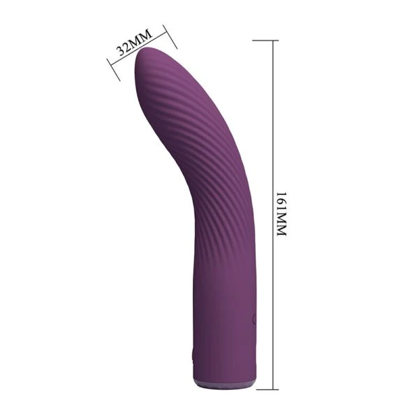 Pretty Love Kissell Vibrator mit 10 Funktionen, Silikon, Lila Pretty Love Kissell Vibrator mit 10 Funktionen, Silikon, Lila