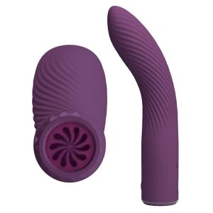 Pretty Love Kissell Vibrator mit 10 Funktionen, Silikon, Lila