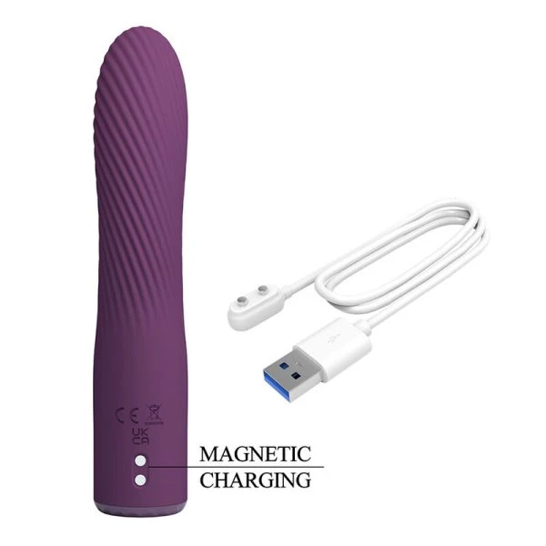 Pretty Love Kissell Vibrator mit 10 Funktionen, Silikon, Lila Pretty Love Kissell Vibrator mit 10 Funktionen, Silikon, Lila