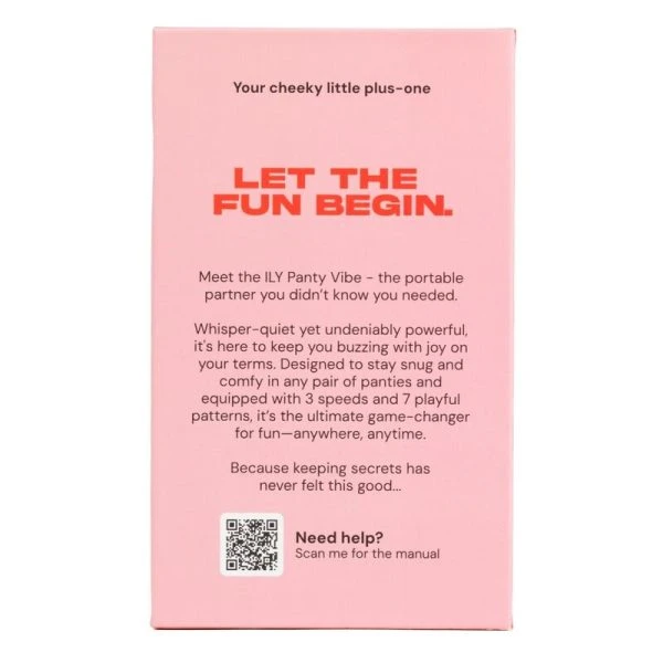 Je Joue ILY Panty Vibe Fernbedienungs-Intimvibrator, Silikon