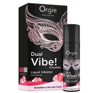 Orgie Dual Vibe! küssbarer Flüssigkeitsvibrator Erdbeer-Gin-Tonic 15 ml Orgie Dual Vibe! küssbarer Flüssigkeitsvibrator Erdbeer-Gin-Tonic 15 ml – Bild 4