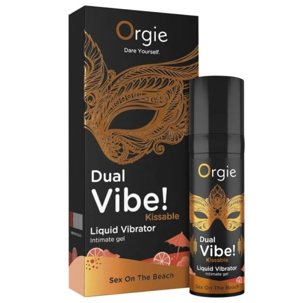 Orgie Doppelvibrator! Sex am Strand küssbarer Flüssigvibrator 15 ml