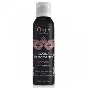 Orgie Massage Mousse Sakura Crunchy 150 ml Orgie Massage Mousse Sakura Crunchy 150 ml - Afbeelding 2