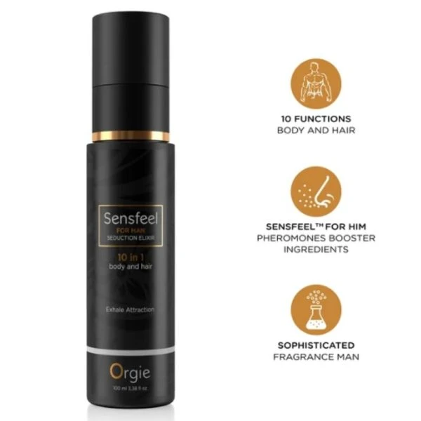 Orgie Sensfeel for Man Seduction Elixir 10 in 1 Body and Hair 100 ml