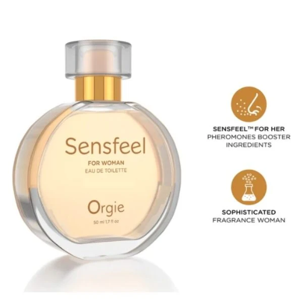 Orgie Sensfeel Pheromon Booster Eau de Toilette für Frauen 50 ml