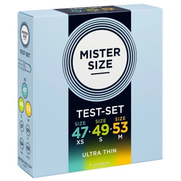 Mister Size Musterpackung Kondome 3 Stück