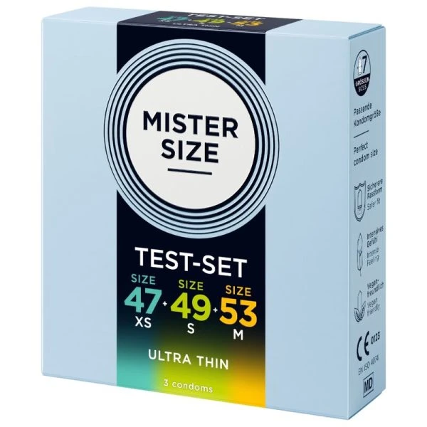 Mister Size Musterpackung Kondome 3 Stück