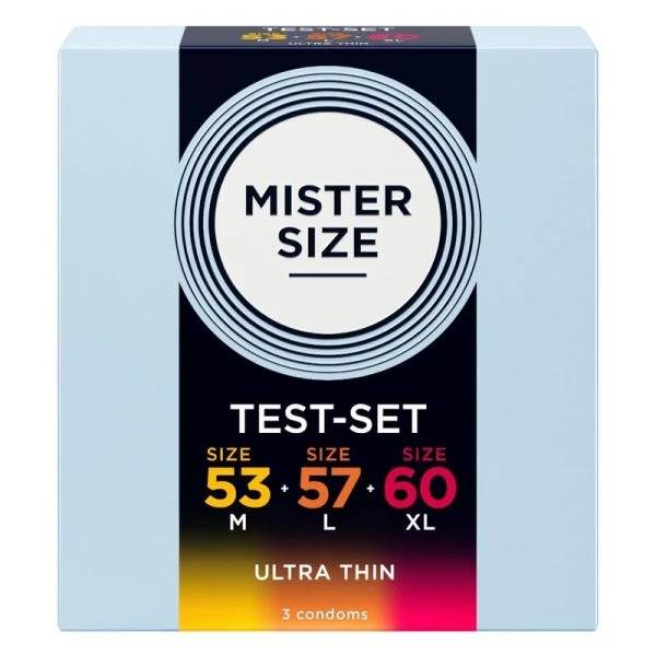 Mister Size Musterpackung Kondome Größen 53-57-60