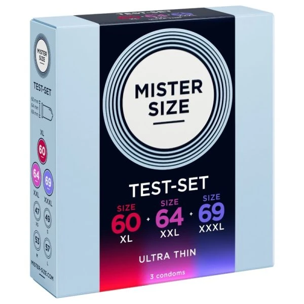 Mister Size Kondom-Musterpackung 3 Stück
