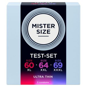 Mister Size Kondom-Musterpackung 3 Stück Mister Size Kondom-Musterpackung 3 Stück – Bild 1