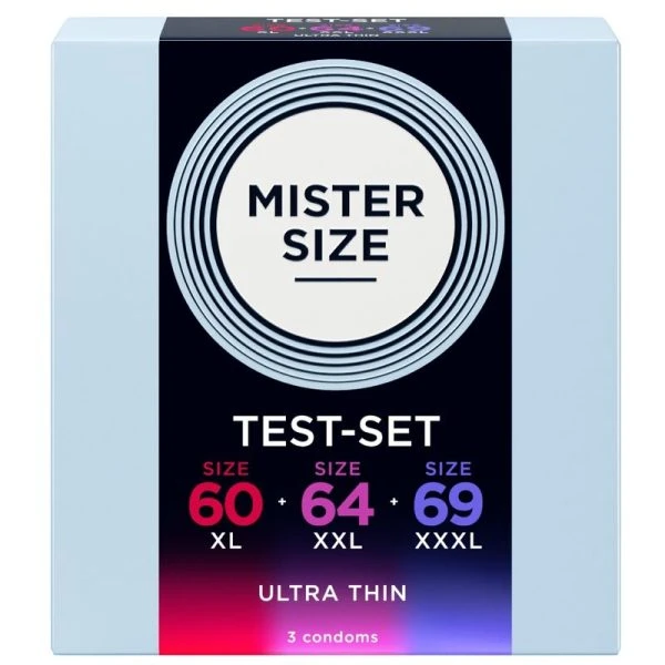 Mister Size Kondom-Musterpackung 3 Stück