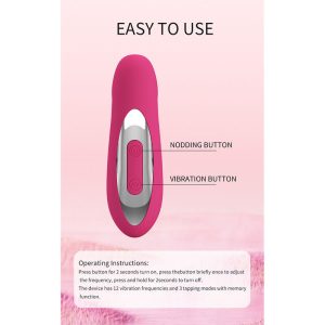 Pretty Love Duden Silikonvibrator mit Schaukelfunktion, Pink Pretty Love Duden Silikonvibrator mit Schaukelfunktion, Pink – Bild 10