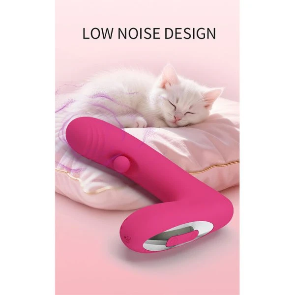 Pretty Love Duden Silikonvibrator mit Schaukelfunktion, Pink
