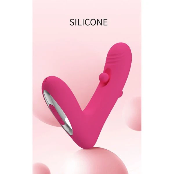 Pretty Love Duden Silikonvibrator mit Schaukelfunktion, Pink