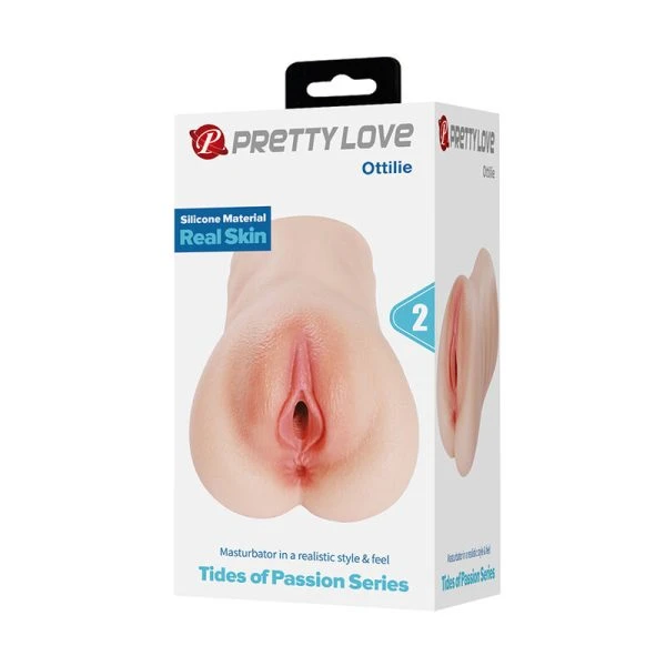 Pretty Love Silicone Masturbator Ottilie with Realistic Vagina, Natural