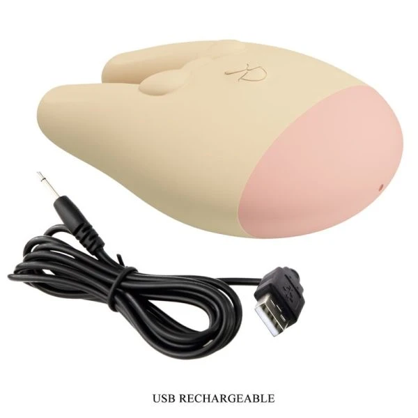 Romance Auflegevibrator Bunny mit 7 Vibrationsmodi