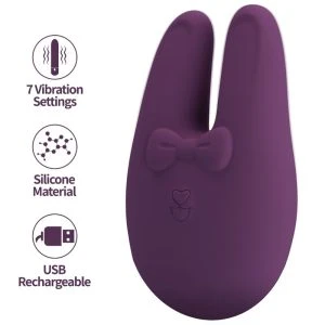 Romance Bunny Auflegevibrator mit 7 Vibrationsmodi