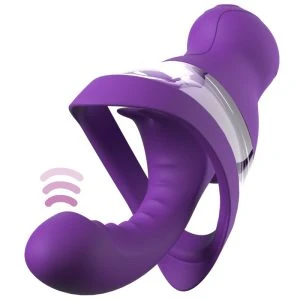 Fantasy for Her Veloura Touch G-Punkt-Lustpumpe mit Saugfunktion und Vibration lila