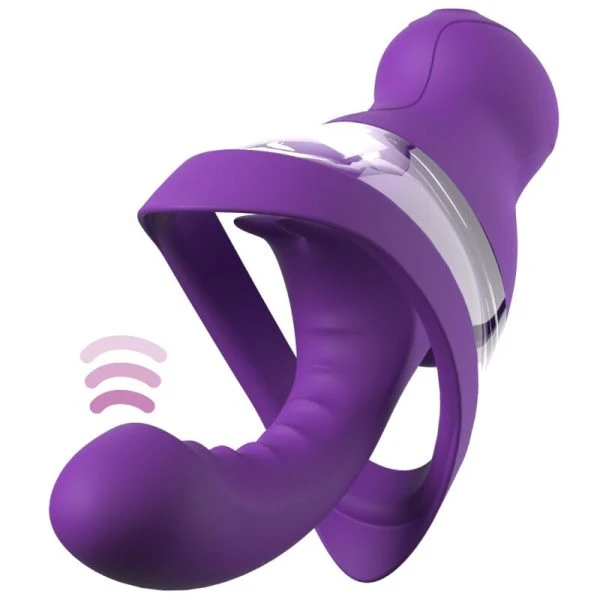 Fantasy for Her Veloura Touch G-Punkt-Lustpumpe mit Saugfunktion und Vibration lila