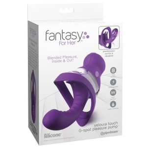 Fantasy for Her Veloura Touch G-Punkt-Lustpumpe mit Saugfunktion und Vibration lila Fantasy for Her Veloura Touch G-Punkt-Lustpumpe mit Saugfunktion und Vibration lila – Bild 5