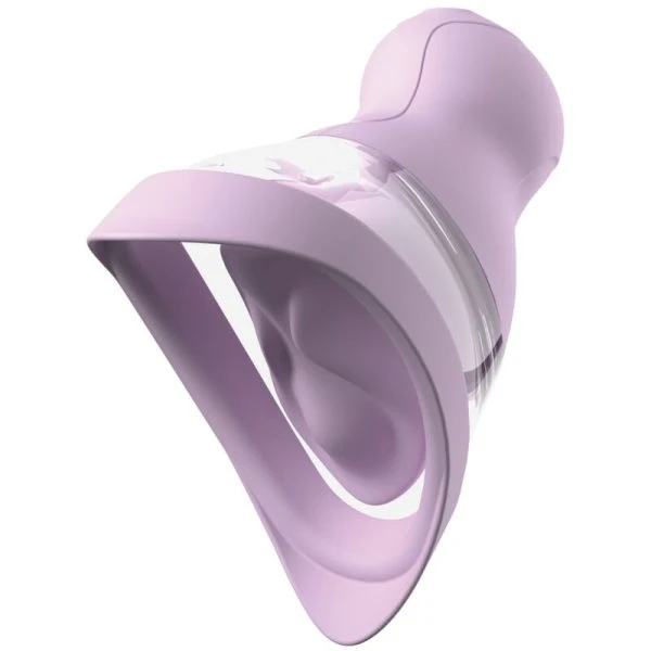 Fantasy for Her Veloura Touch Intimpumpe mit Saug- und Vibrationsfunktion lila