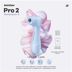 Satisfyer Pro 2 Generation 4 Klitoralstimulator mit Druckwellen Serene Blue Satisfyer Pro 2 Generation 4 Klitoralstimulator mit Druckwellen Serene Blue – Bild 8