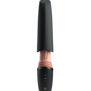 King Cock Stossender Silikon-Dildo mit Heizung und Vibration, 12,7 cm King Cock Stossender Silikon-Dildo mit Heizung und Vibration, 12,7 cm – Bild 4