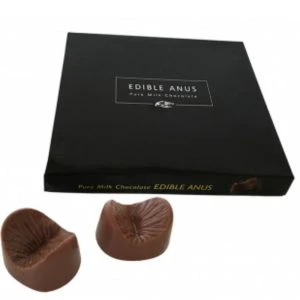 Home Spencer & Fletwood essbare Schokoladen-Anus-Figur Milchschokolade