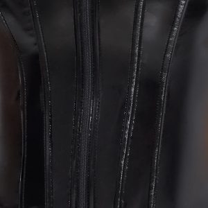Black Level Lack-Corsage mit Riostring im Set, schwarz Black Level Lack-Corsage mit Riostring im Set, schwarz – Bild 5