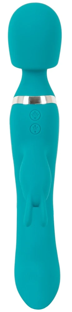 Sweet Smile 3in1 Vibrator Massagestab und Rabbit türkis Sweet Smile 3in1 Vibrator Massagestab und Rabbit türkis