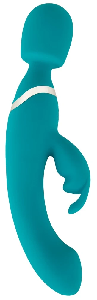 Sweet Smile 3in1 Vibrator Massagestab und Rabbit türkis Sweet Smile 3in1 Vibrator Massagestab und Rabbit türkis
