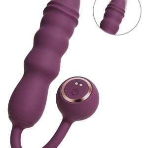 JAVIDA Vibrating + Thrusting Bullet Vibrator mit Stoßfunktion, Silikon, lila JAVIDA Vibrating + Thrusting Bullet Vibrator mit Stoßfunktion, Silikon, lila – Bild 2