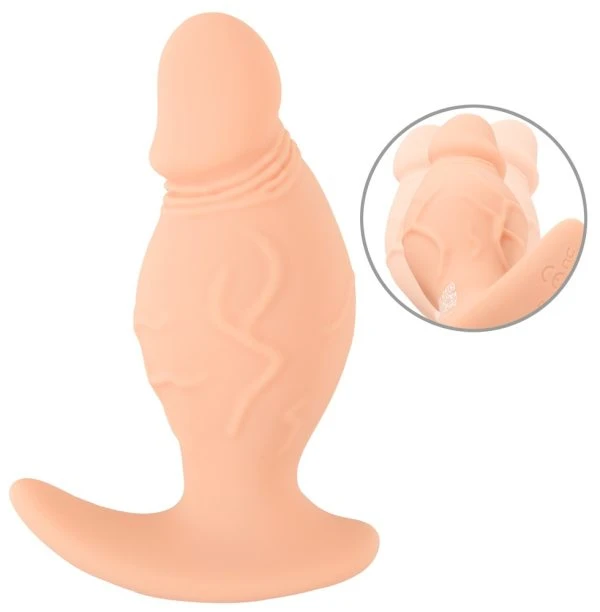 Realistixxx Rotating Plug Analvibrator mit Rotation hautfarben