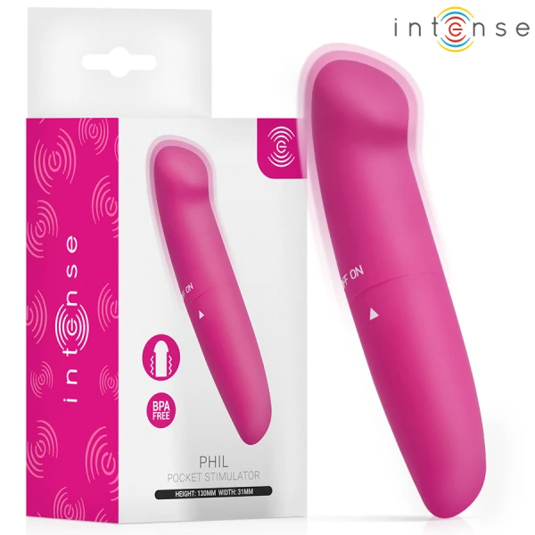 img_224053_7e4239262a017f05c2d6d5f7bebb2214_1.png Intense G-Punkt-Vibrator Phil, 13 cm, rosa