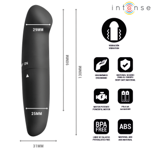Intense G-Punkt-Vibrator Phil 13 cm schwarz Intense G-Punkt-Vibrator Phil 13 cm schwarz – Bild 3