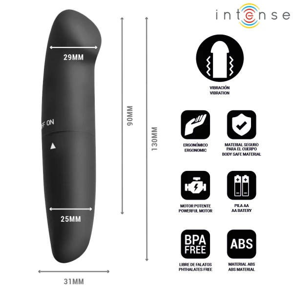 Intense G-Punkt-Vibrator Phil 13 cm schwarz Intense G-Punkt-Vibrator Phil 13 cm schwarz