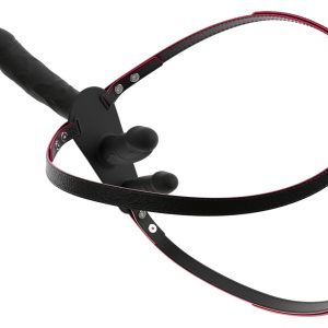You2Toys Strap-On Double Inside mit 3 Vibratoren, schwarz You2Toys Strap-On Double Inside mit 3 Vibratoren, schwarz – Bild 5
