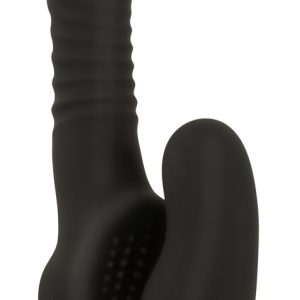 Strapless Strap-On Thrusting RC Doppelvibrator mit Stoßfunktion, schwarz Strapless Strap-On Thrusting RC Doppelvibrator mit Stoßfunktion, schwarz – Bild 4